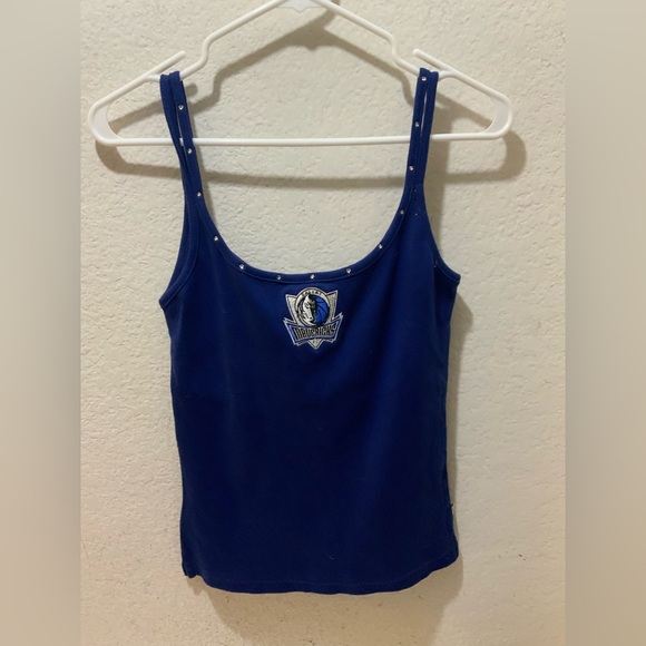 NBA Tops - NWT Dallas Mavericks Mavs NBA Blue Tank Top Shirt Womens